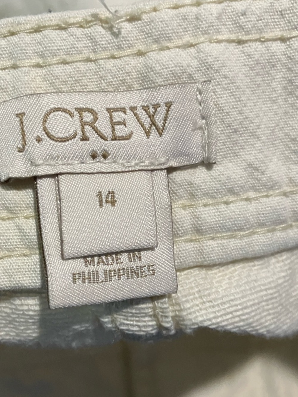 J. Crew Off-White Cotton Skirt - Picture 2 of 9